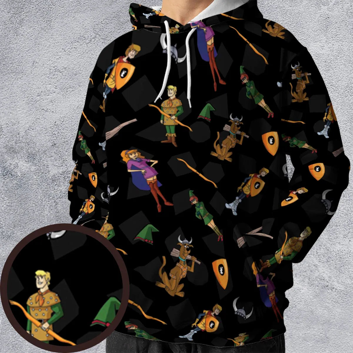 Full Print Hoodie - T7QU9V4G