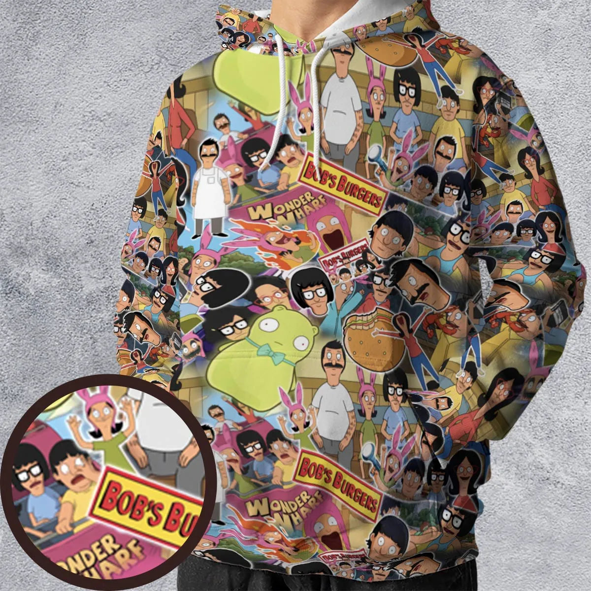 Full Print Hoodie - XU4MJ1M4