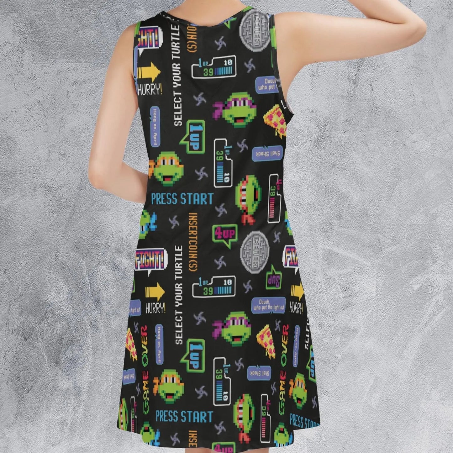 Casual Sleeveless Dress - LZ7YJJW4