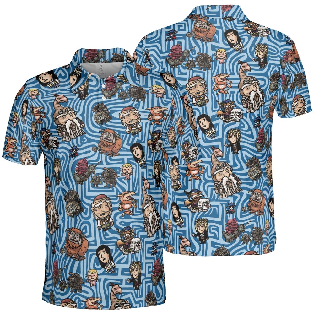 AOP Men/Women Polo Shirt - T24SXFVQ -  - 2