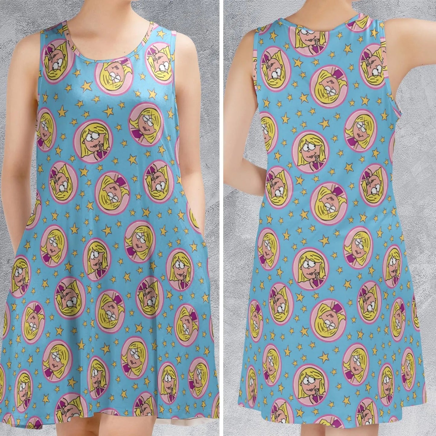 Casual Sleeveless Dress - NEF2DWW8
