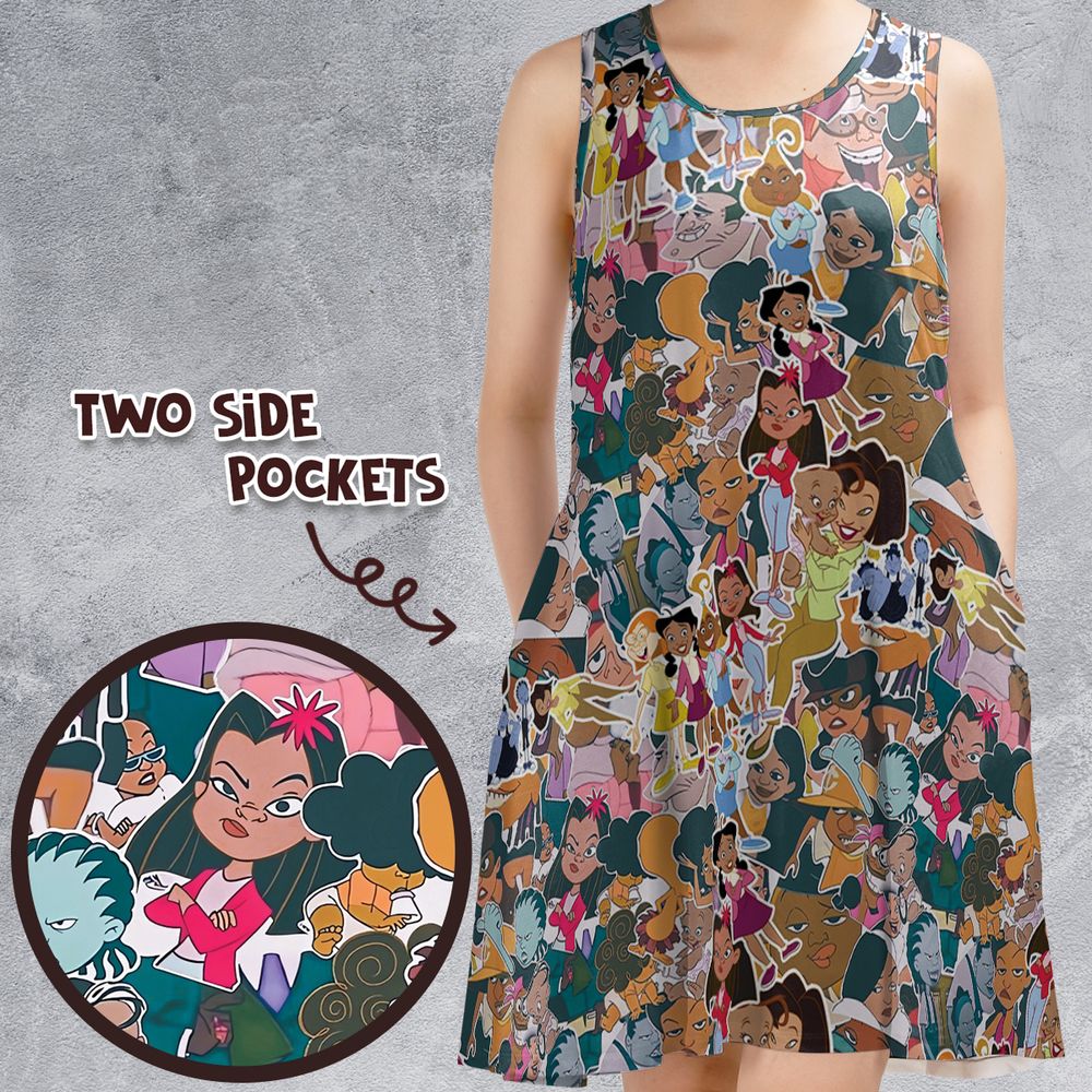 Sleeveless Dress - E3Y3D384 -  - 1