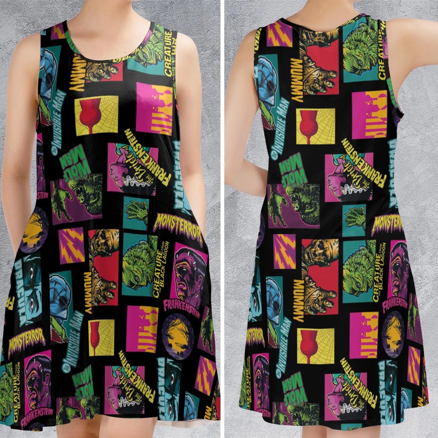 Casual Sleeveless Dress - ZF14BSBC
