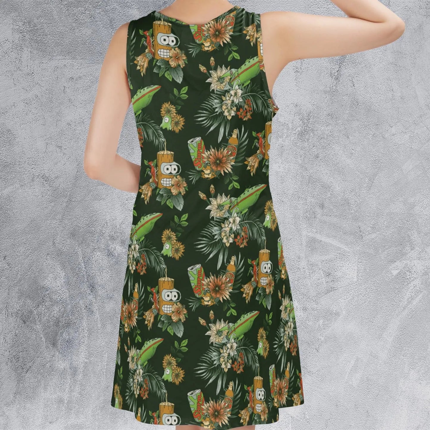 Casual Sleeveless Dress - P7SVGX9S