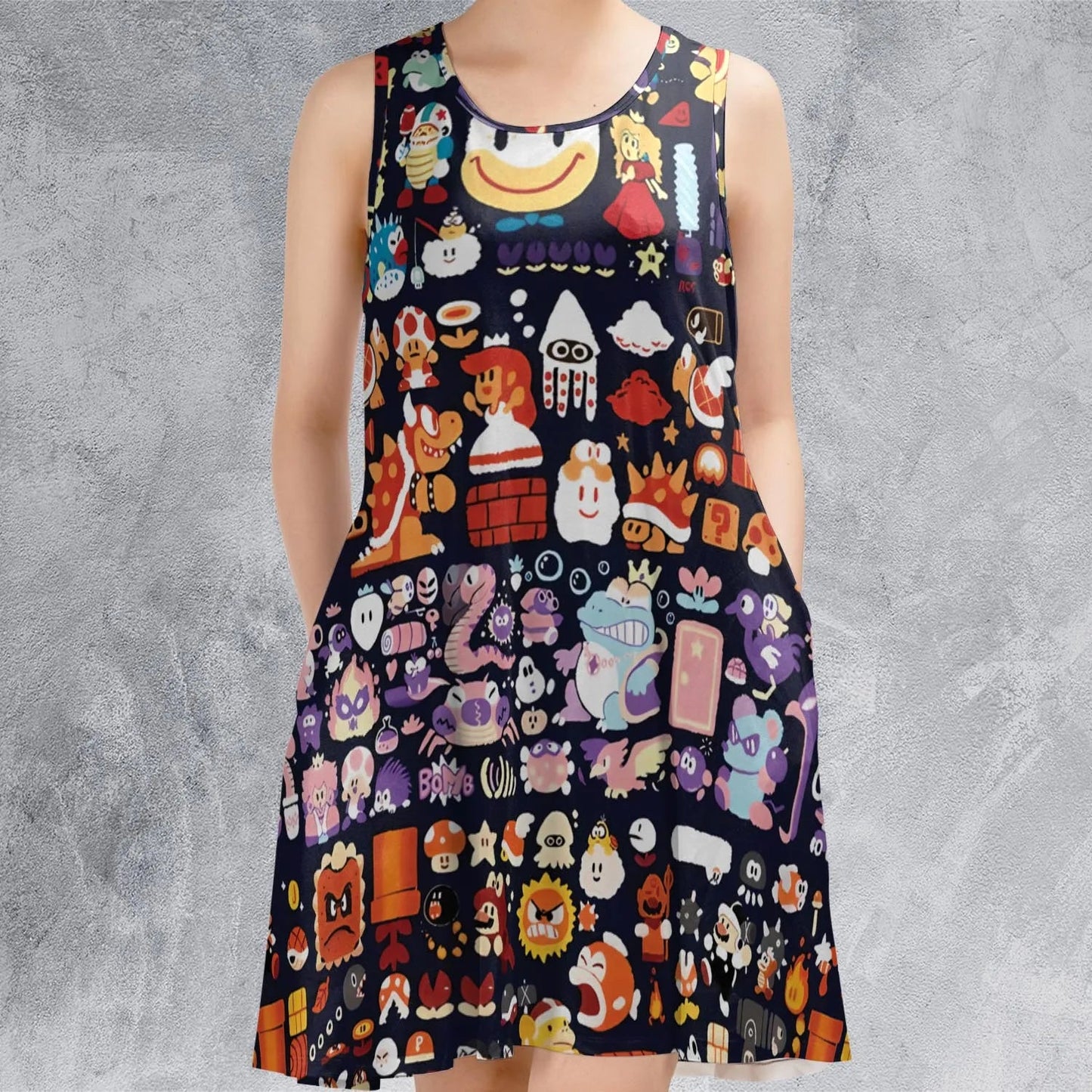 Casual Sleeveless Dress - EP11C4LU