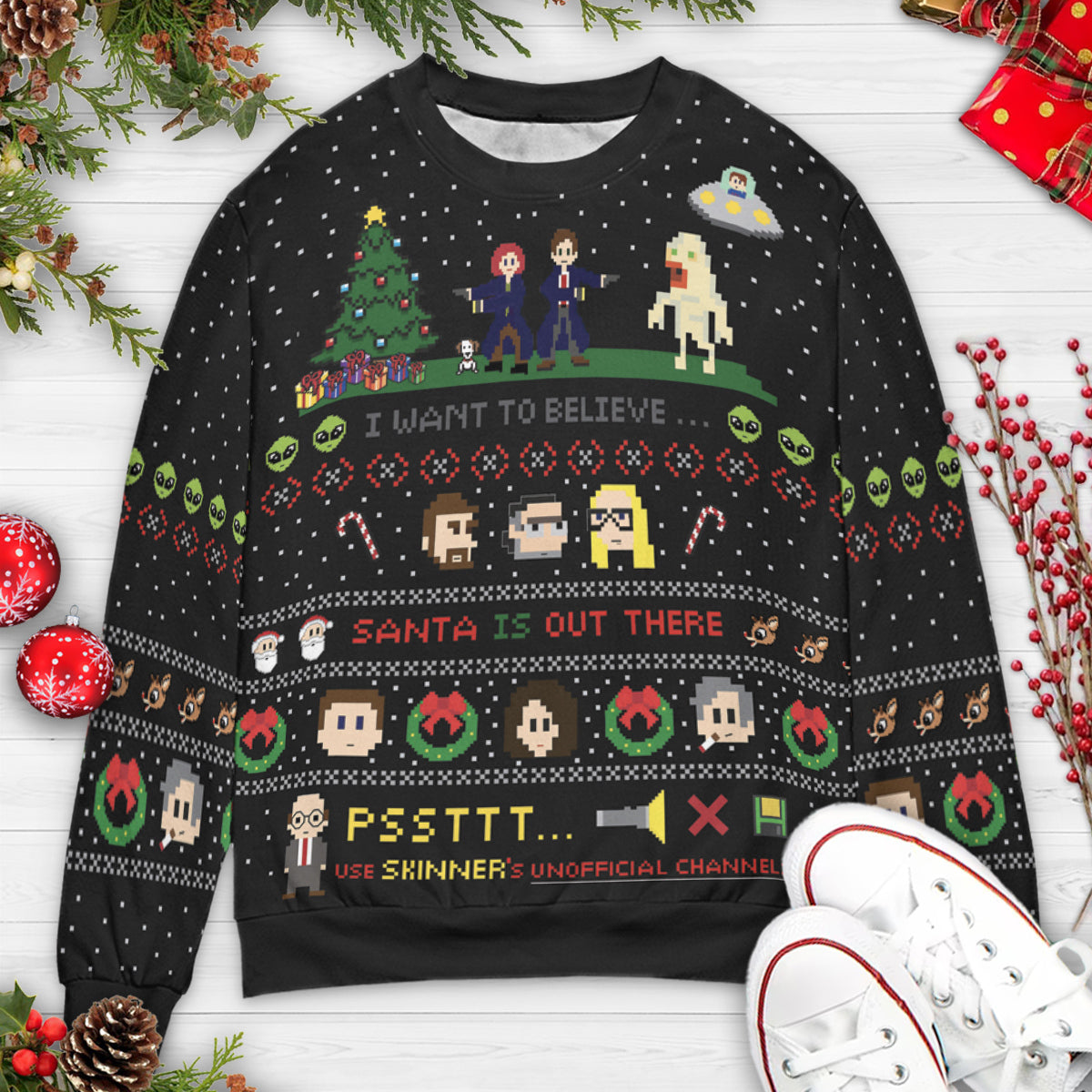 Ugly Christmas Sweatshirt - N2M6W9P3