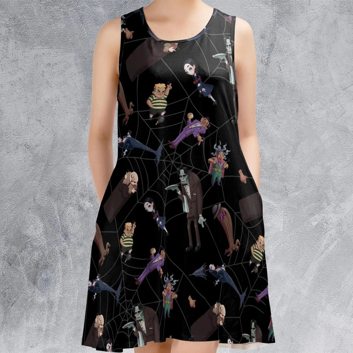 Casual Sleeveless Dress - 1L2JNMJV