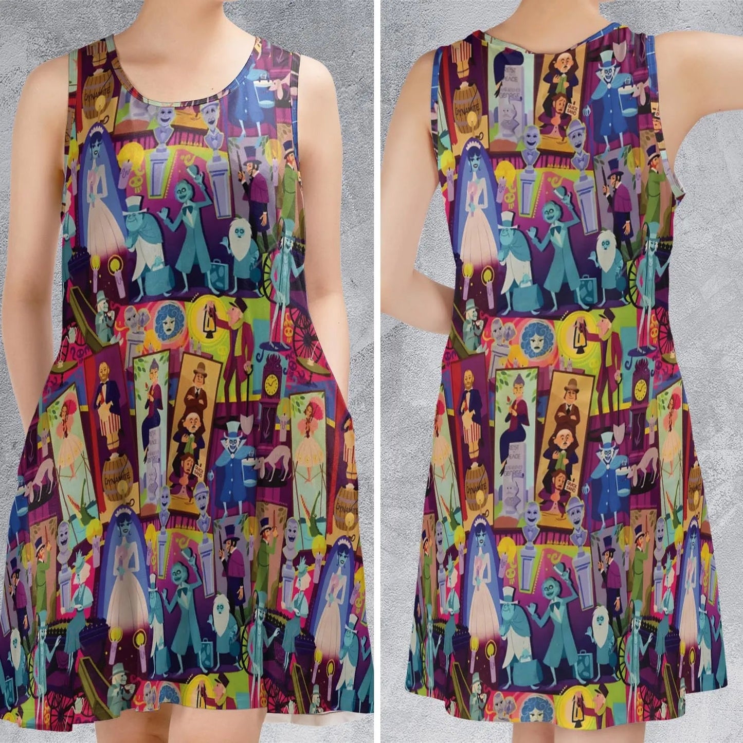 Casual Sleeveless Dress - 4XP6U3G7