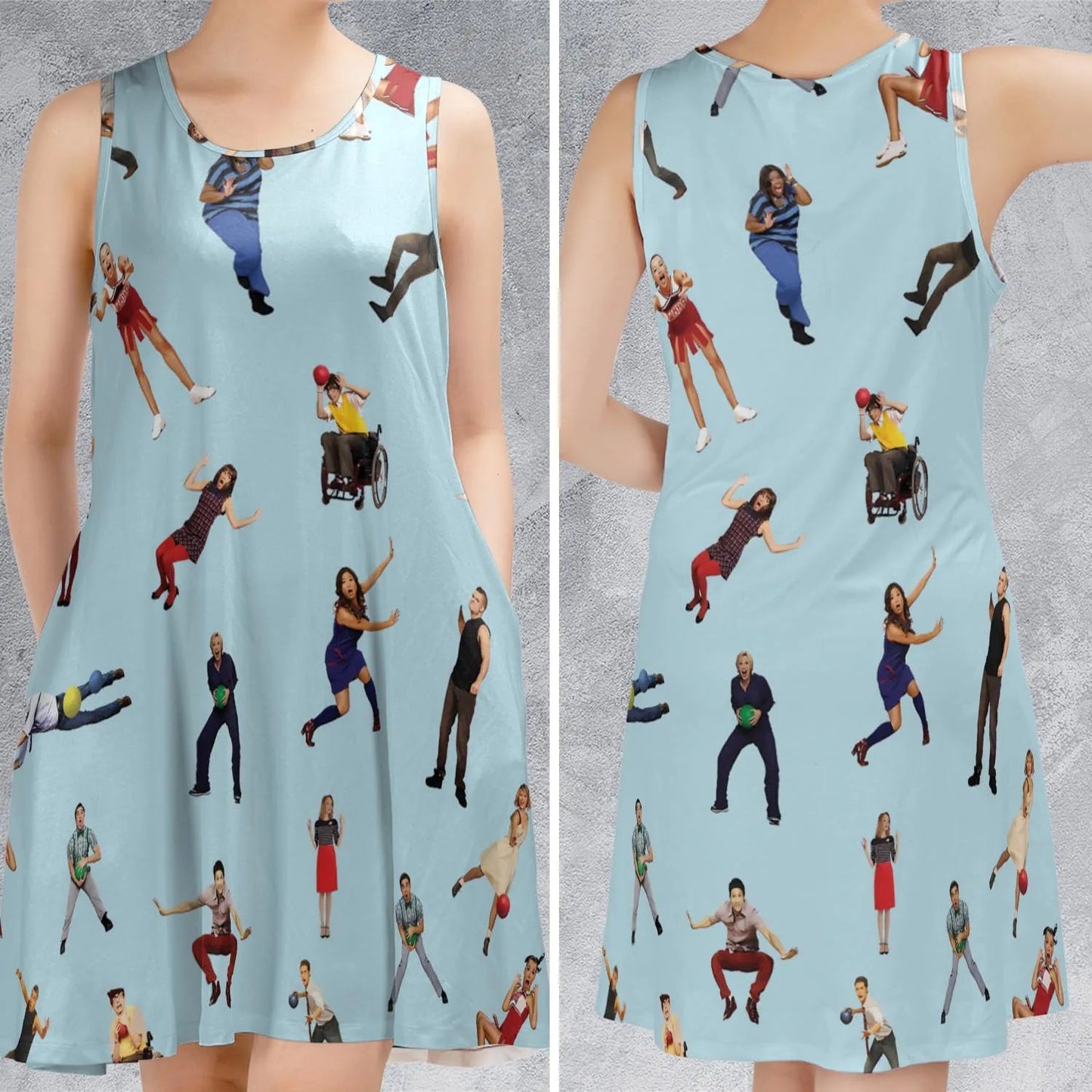 Casual Sleeveless Dress - LDDRXHWQ