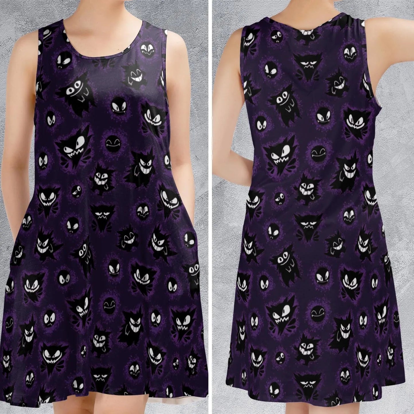 Casual Sleeveless Dress - ZB1WLPZH