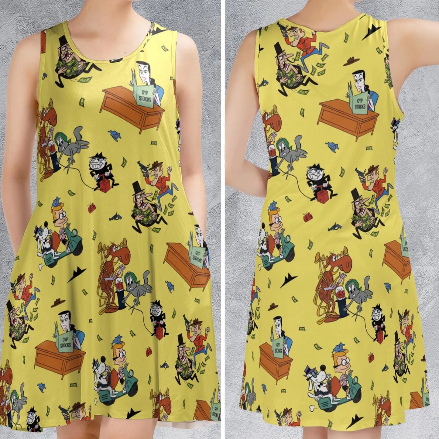 Casual Sleeveless Dress - M51NSWCJ