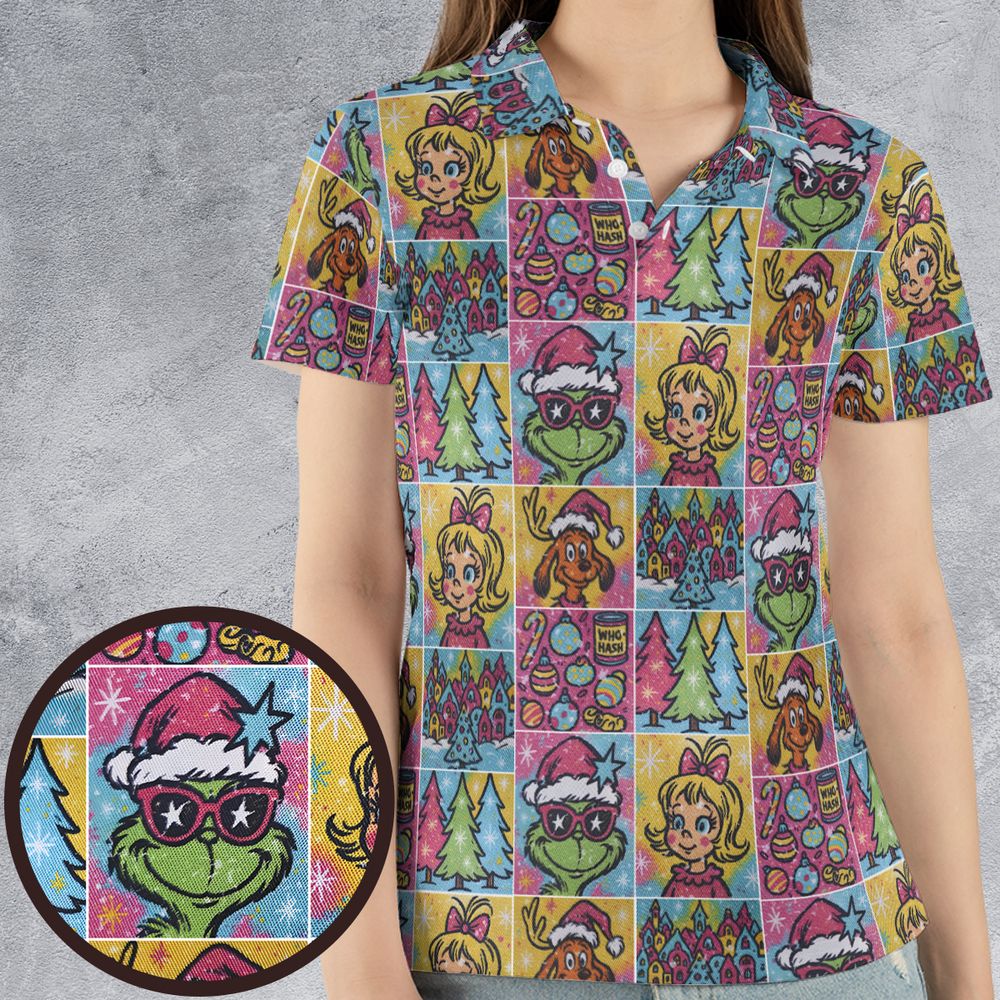 AOP Men/Women Polo Shirt - JQAFHWXQ -  - 4