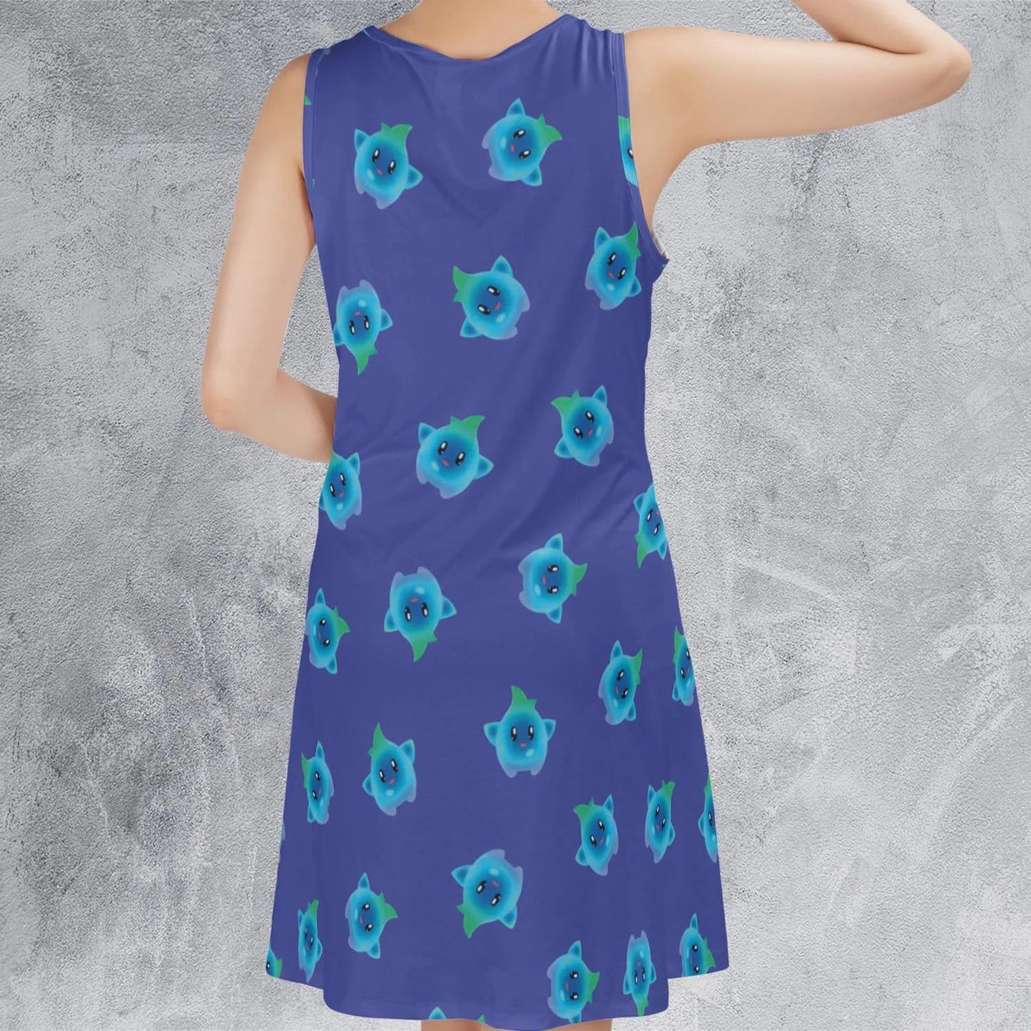 Casual Sleeveless Dress - R4WC82QM