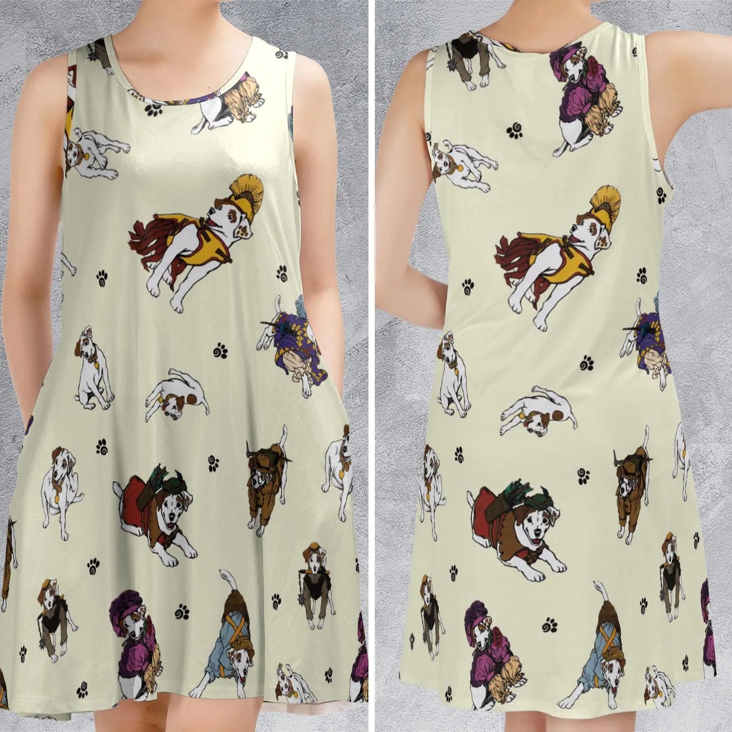 Casual Sleeveless Dress - M558CXFF