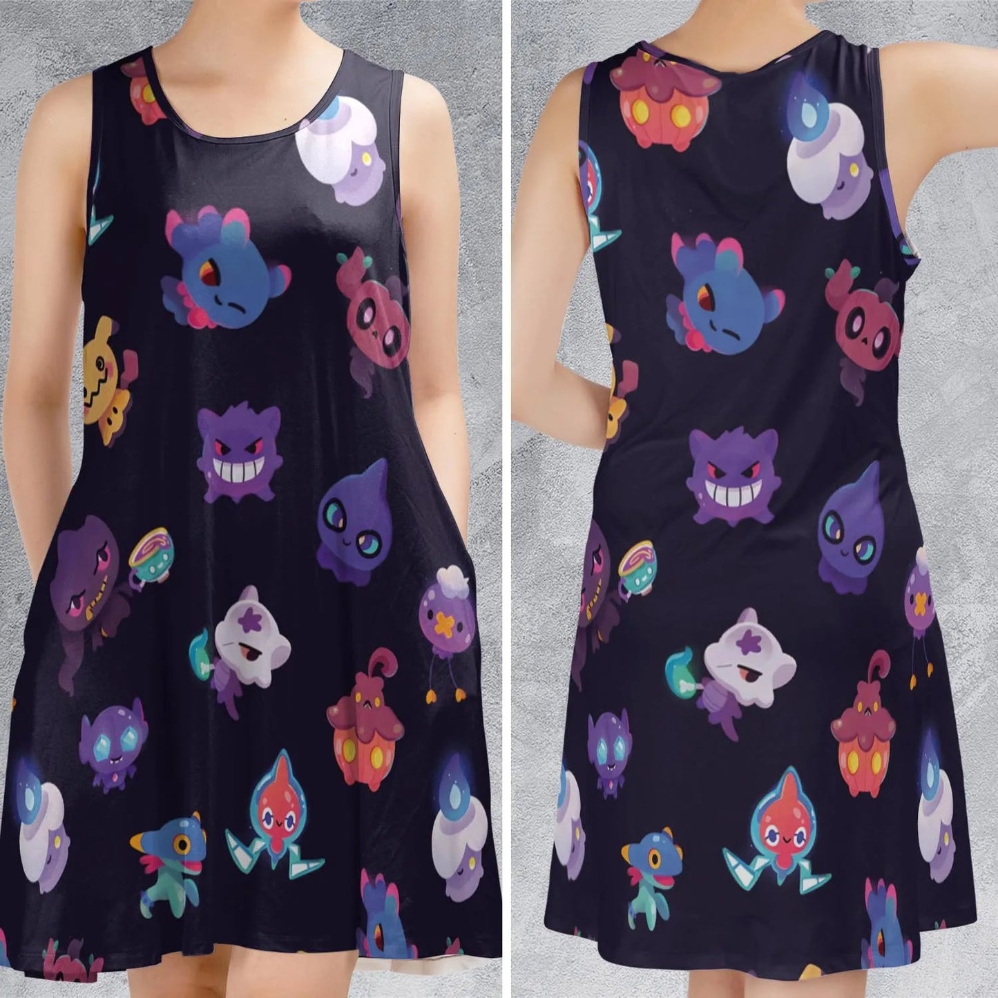 Casual Sleeveless Dress - ZG2B2VSZ