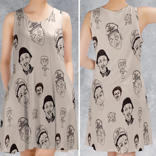 Casual Sleeveless Dress - 9GQ5R33N