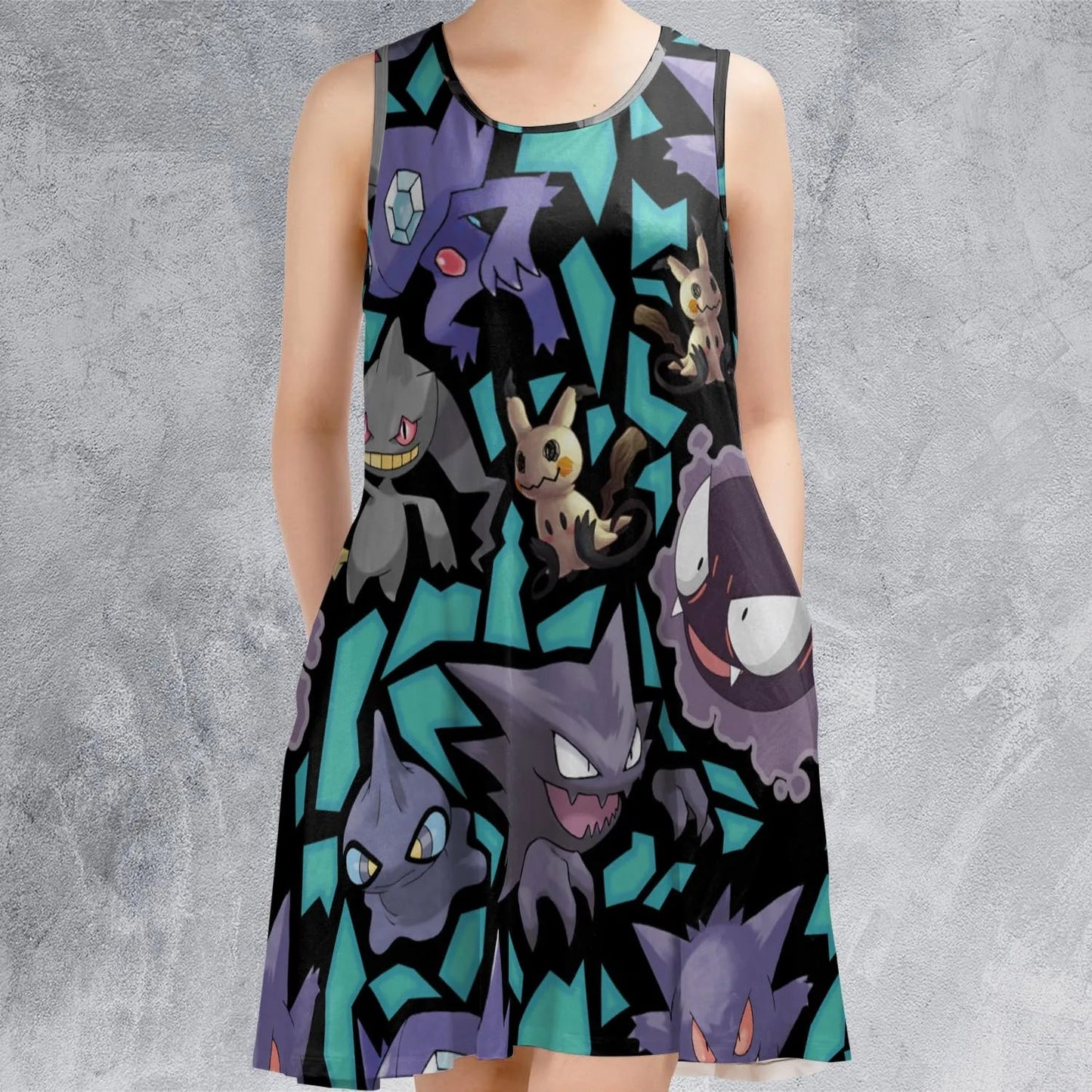 Casual Sleeveless Dress - 6GUBPND5