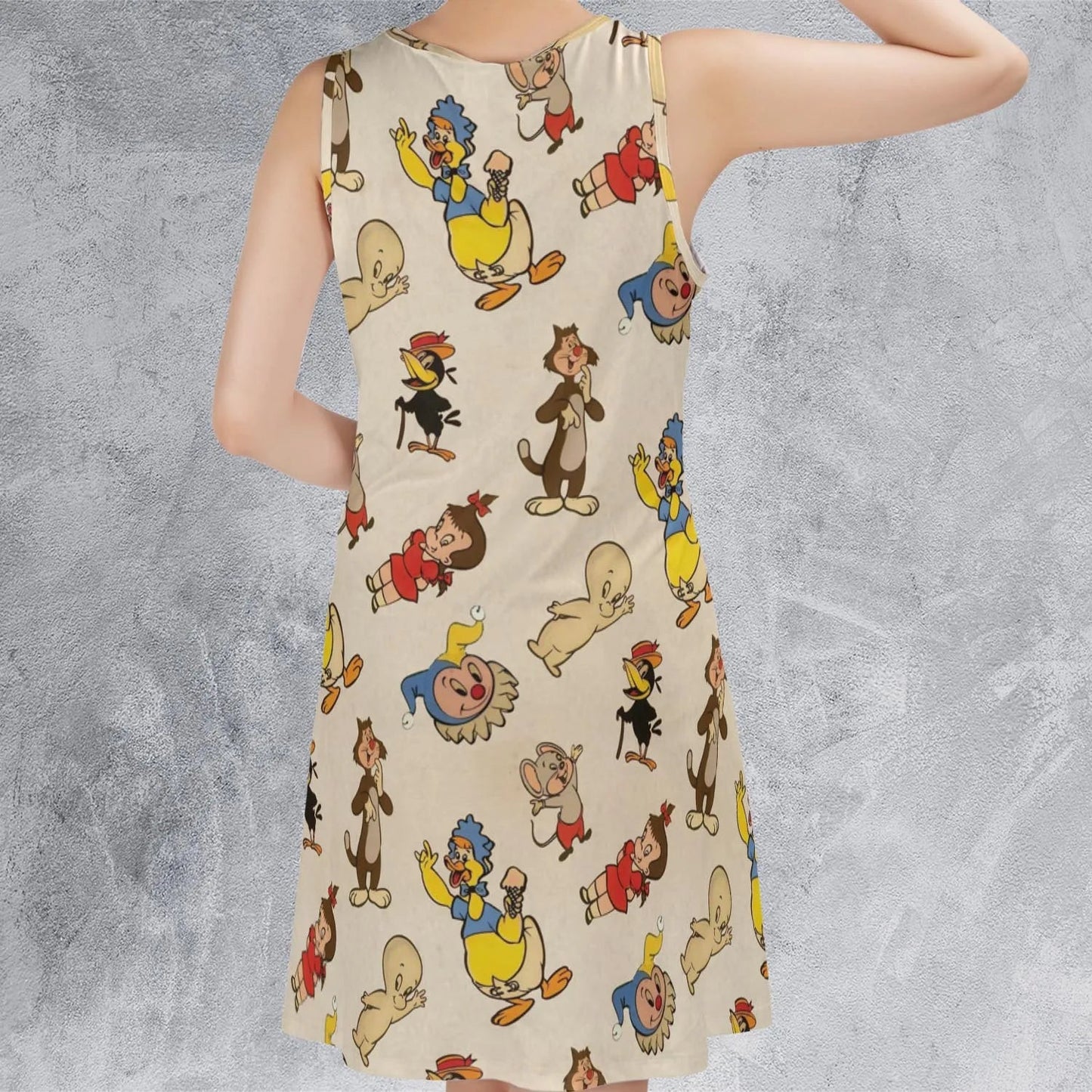 Casual Sleeveless Dress - 82W9PDNQ