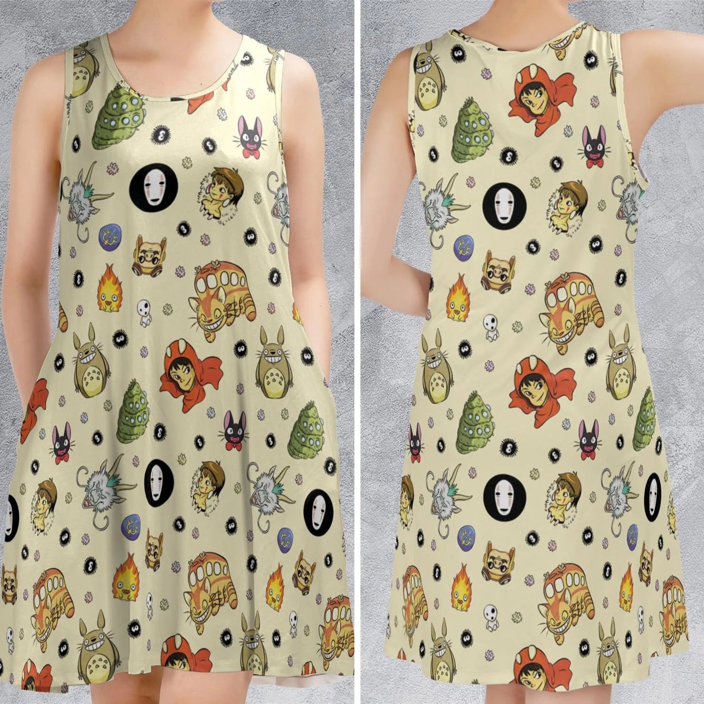 Casual Sleeveless Dress - RCJGFEKM