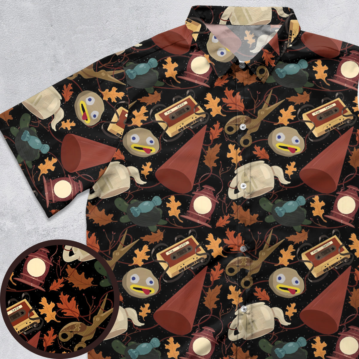 Short Sleeve Button Shirt - 8FA16MPK