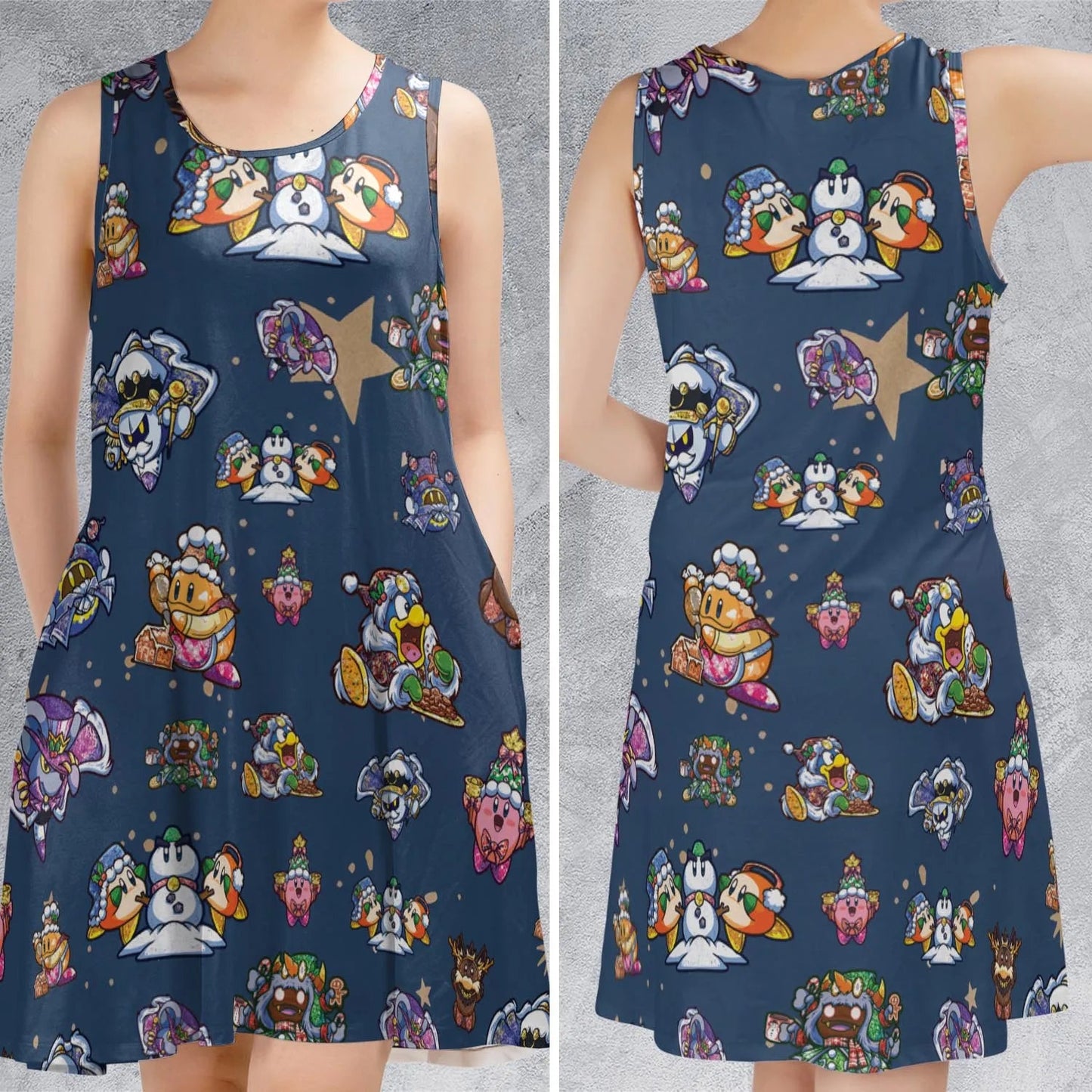 Casual Sleeveless Dress - U9KSML12