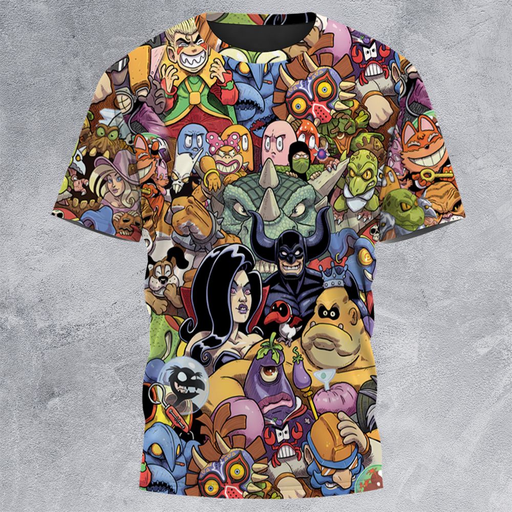 All-Over Print Unisex T-Shirt - 5YSN2T8T -  - 3