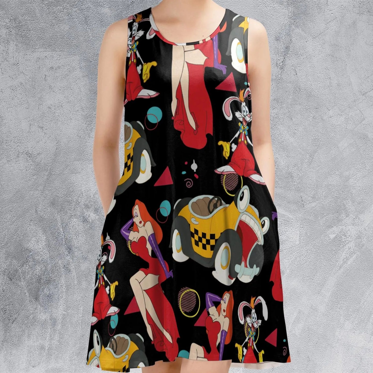 Casual Sleeveless Dress - 9X5JMWWS