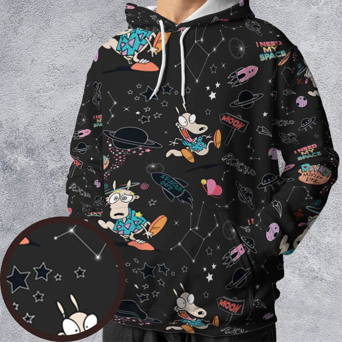 Full Print Hoodie - YGV5K6PB