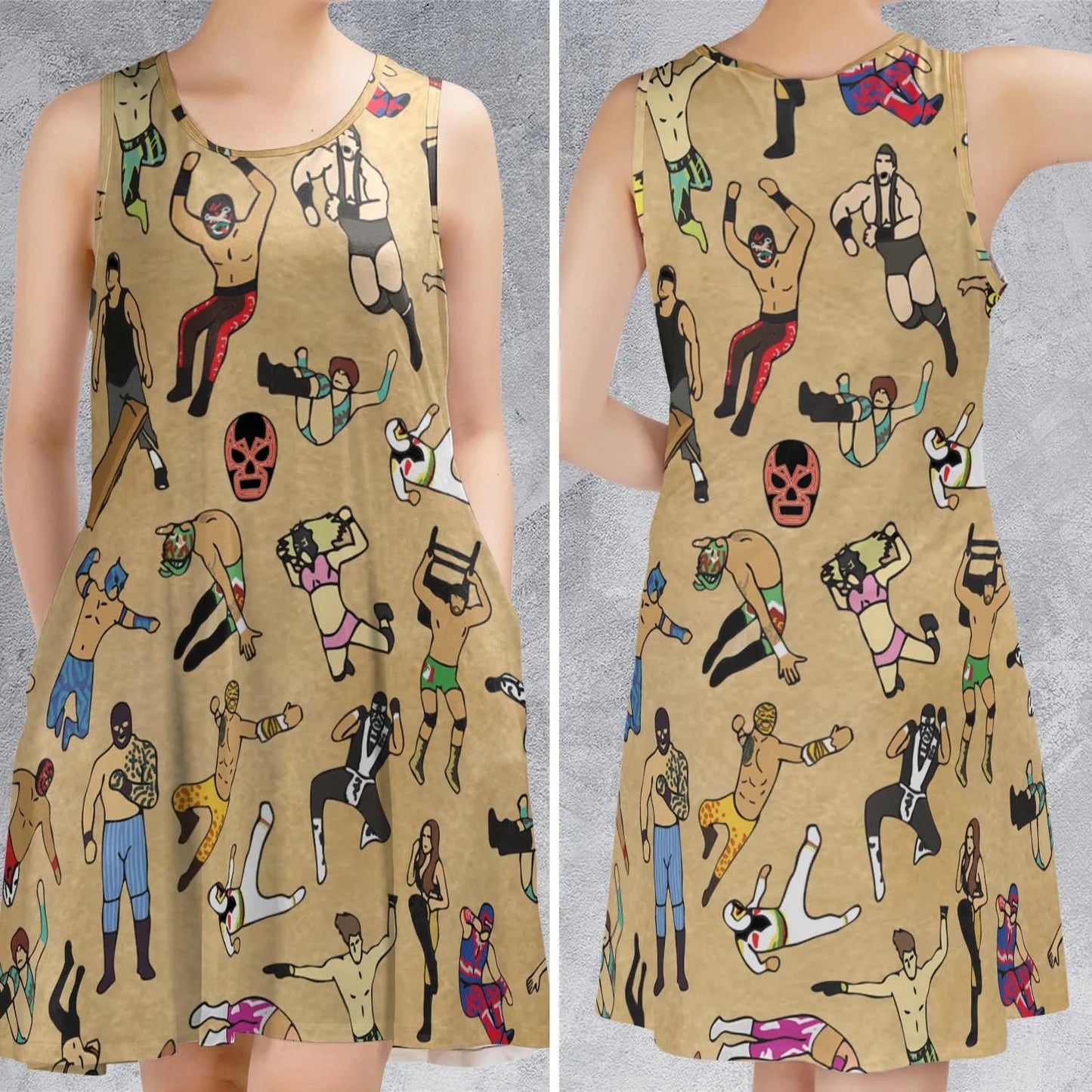 Casual Sleeveless Dress - ATCHZ3GS