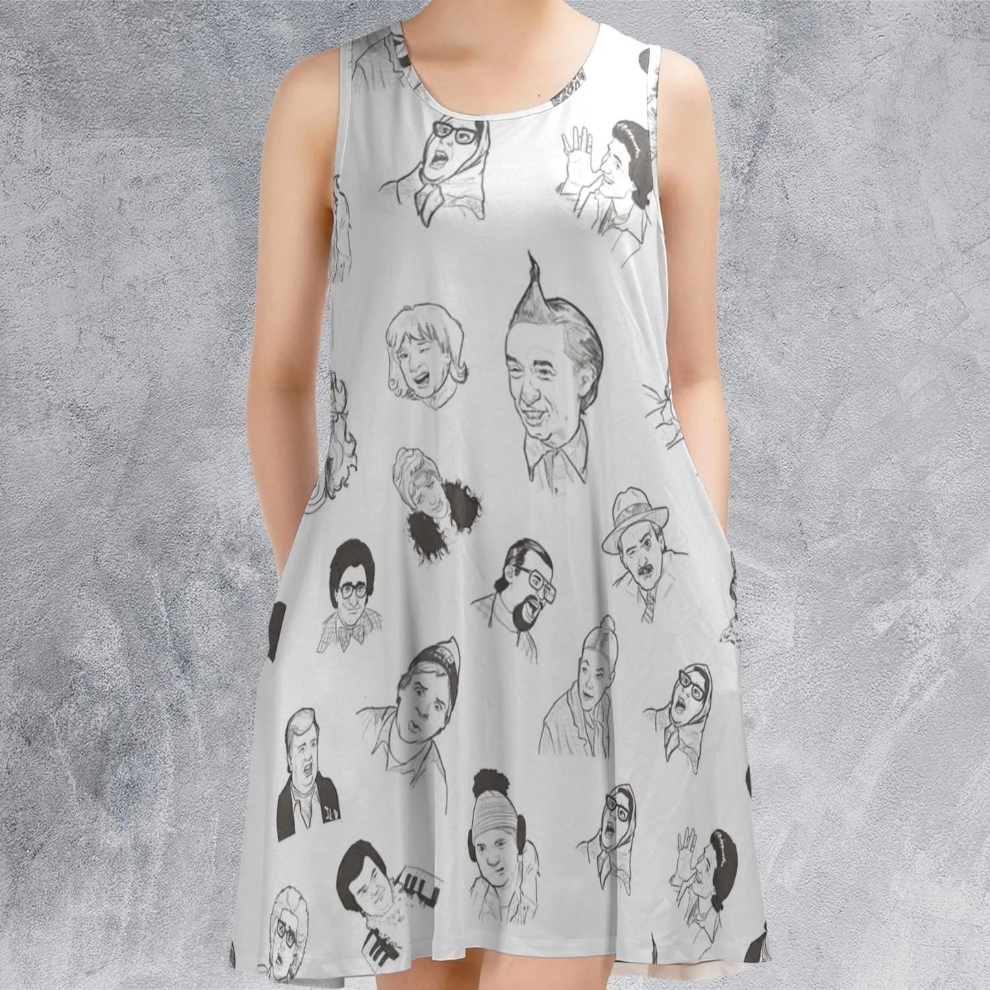 Casual Sleeveless Dress - GKRUSDV7
