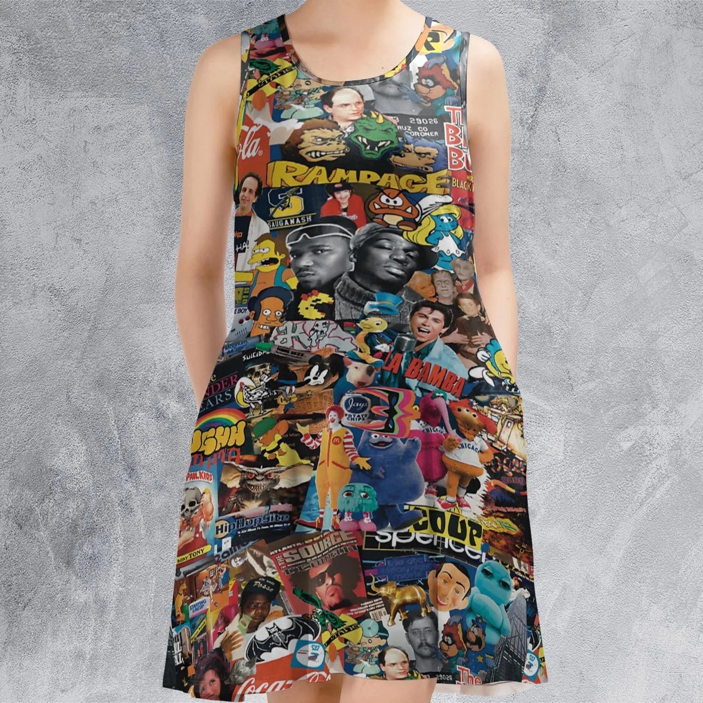 Casual Sleeveless Dress - JZT96Y6R