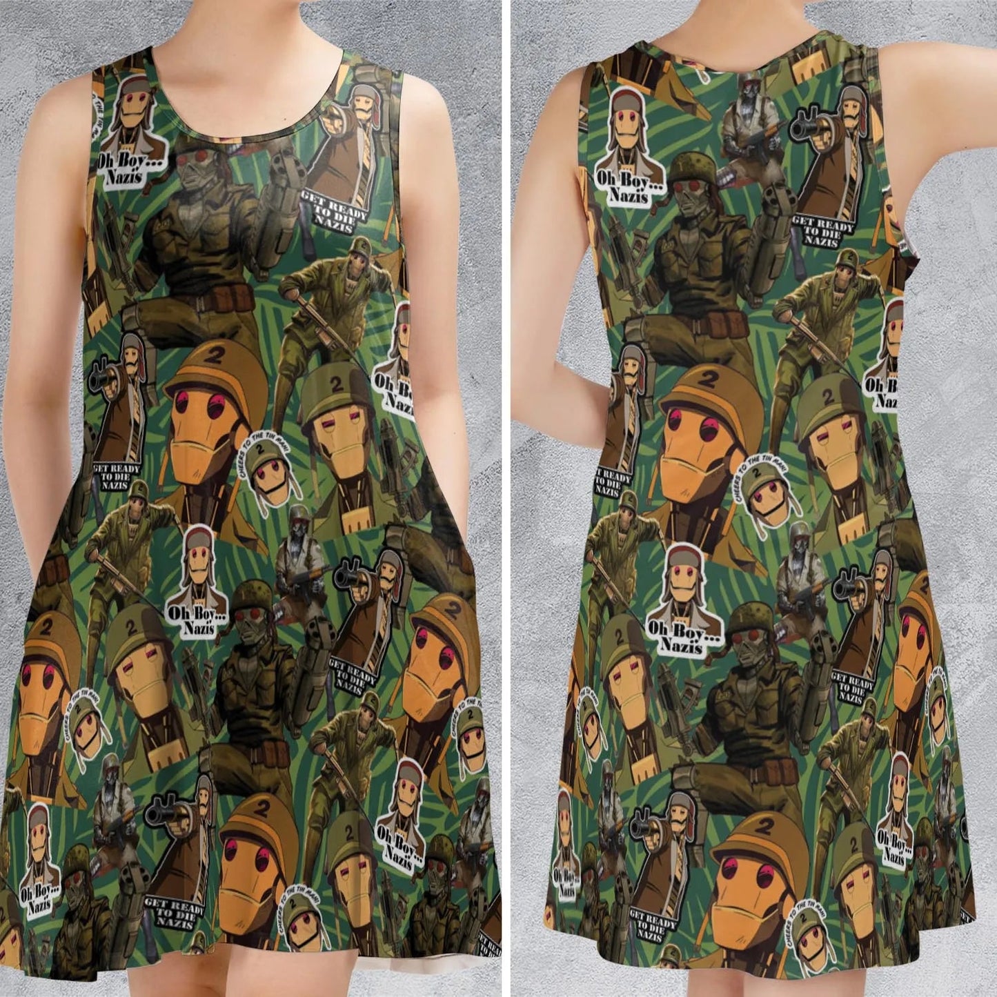 Casual Sleeveless Dress - VDXY9UNN