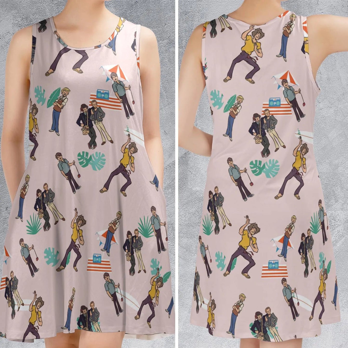 Casual Sleeveless Dress - S8GGDKLD