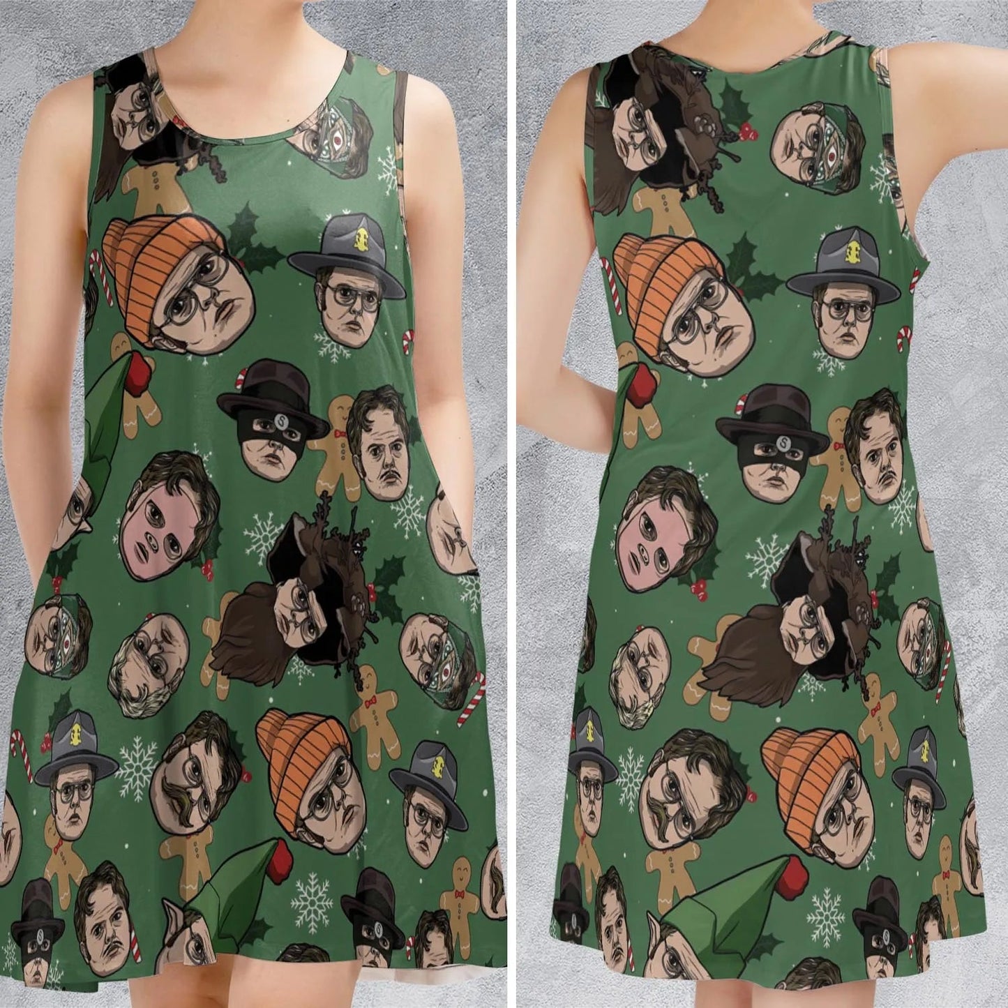 Casual Sleeveless Dress - XL2W8UXC