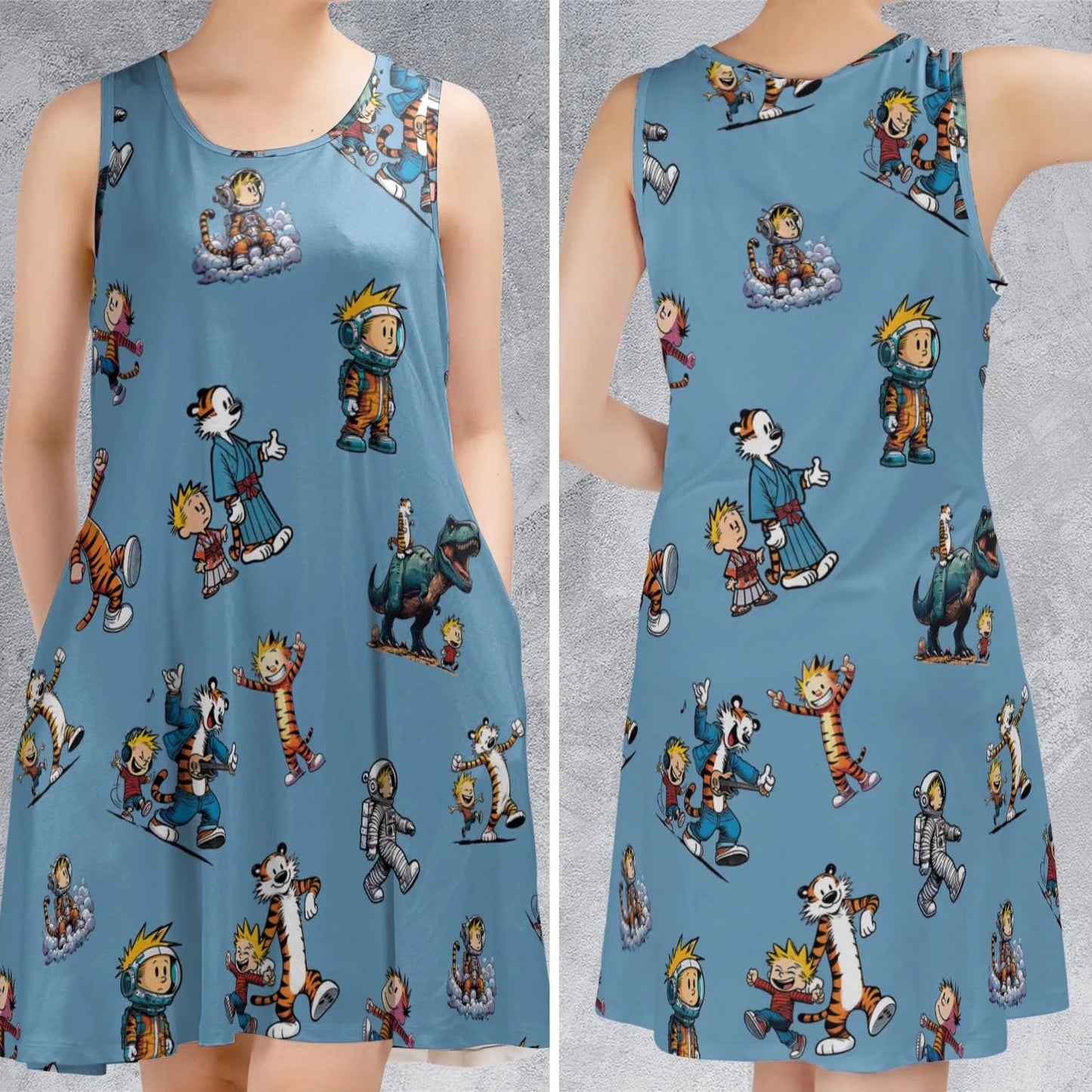 Casual Sleeveless Dress - EV3XXZ2H