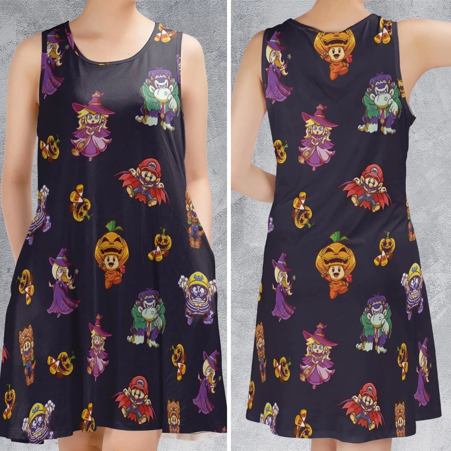 Casual Sleeveless Dress - R9FXPRQ7