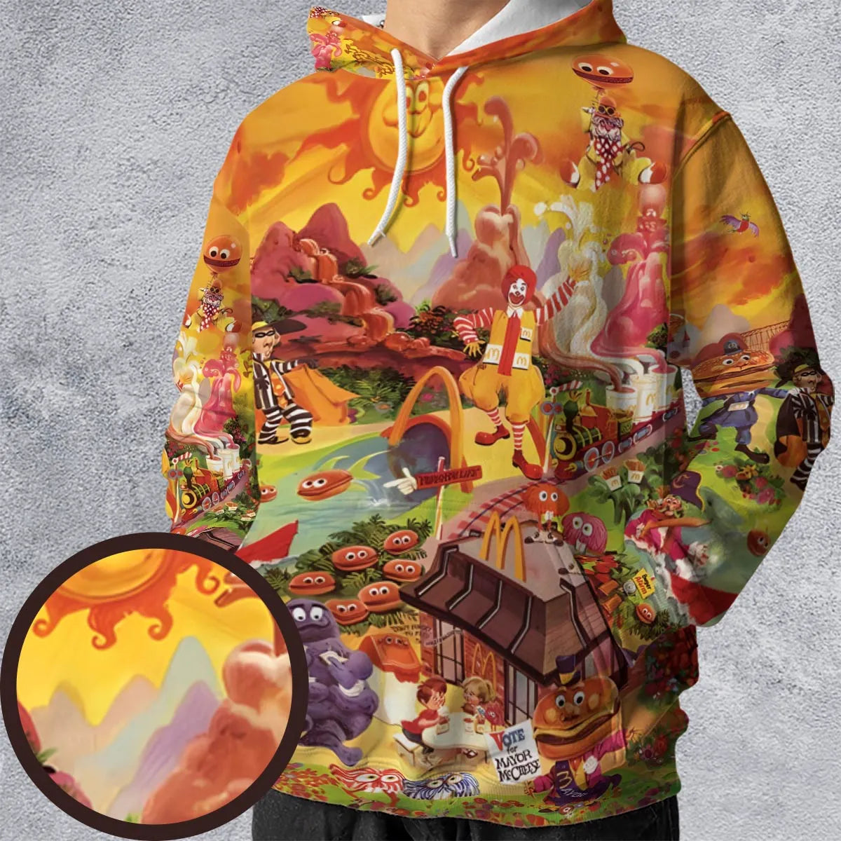 Full Print Hoodie - EDZQMKPH