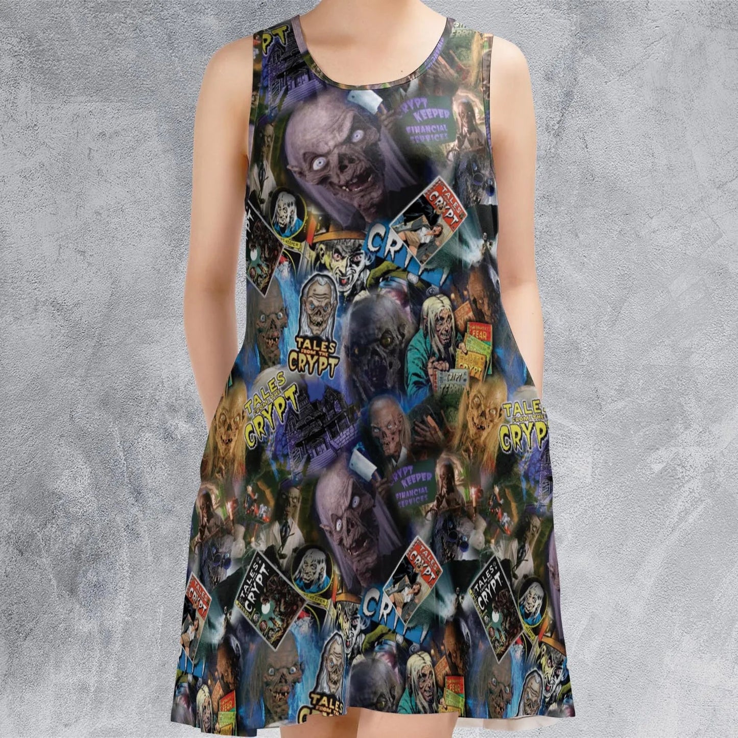 Casual Sleeveless Dress - DT44KCCV