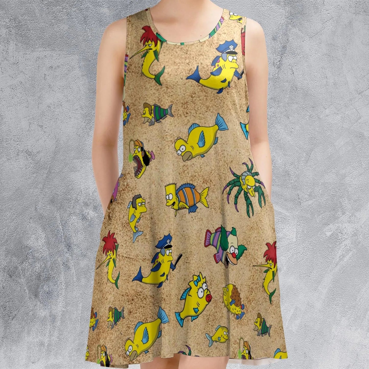 Casual Sleeveless Dress - 569V4HMF