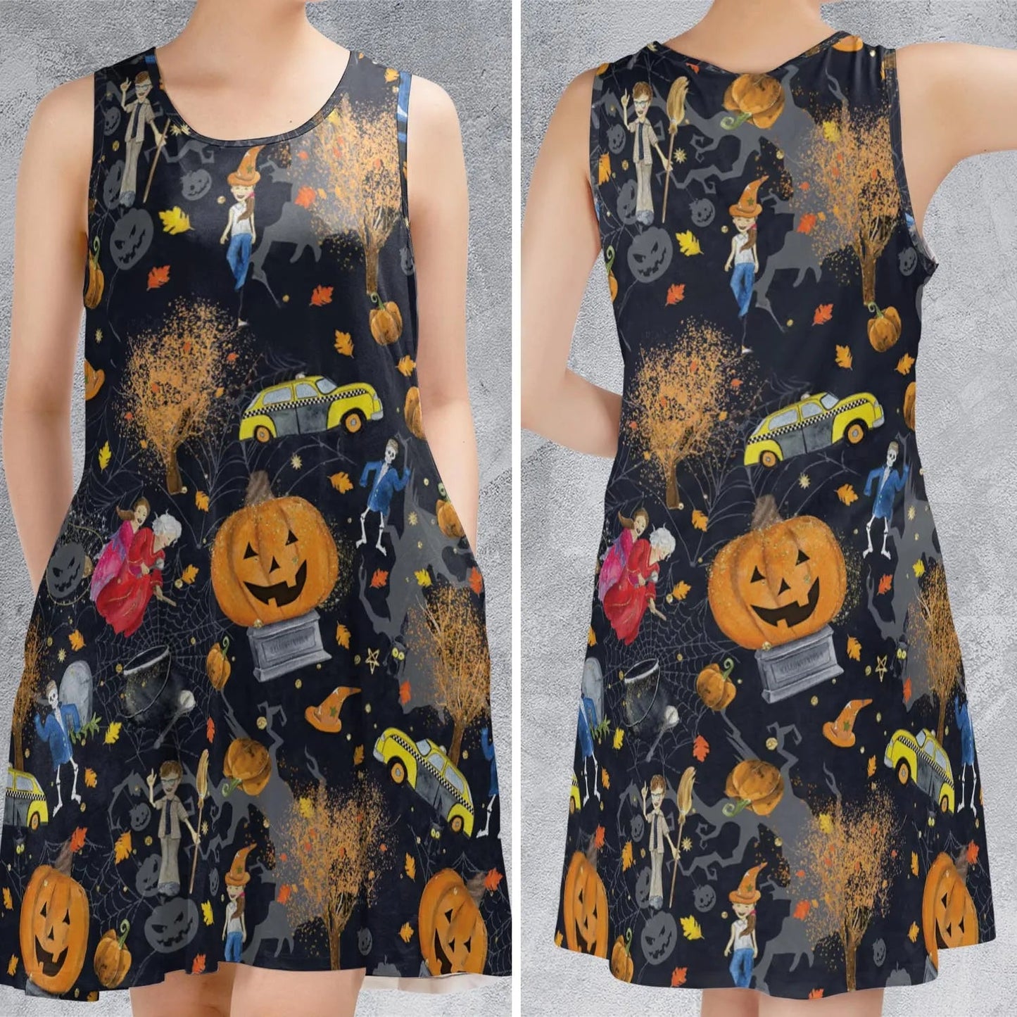 Casual Sleeveless Dress - PEQCLEBP
