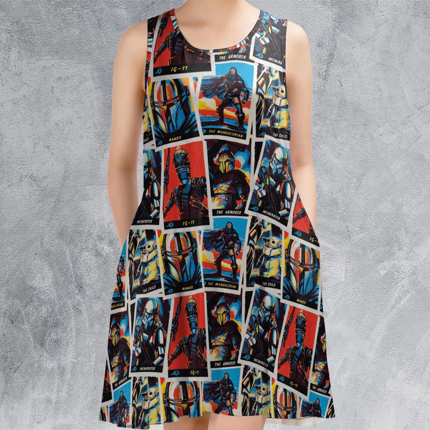 Casual Sleeveless Dress - DXBNLCSS
