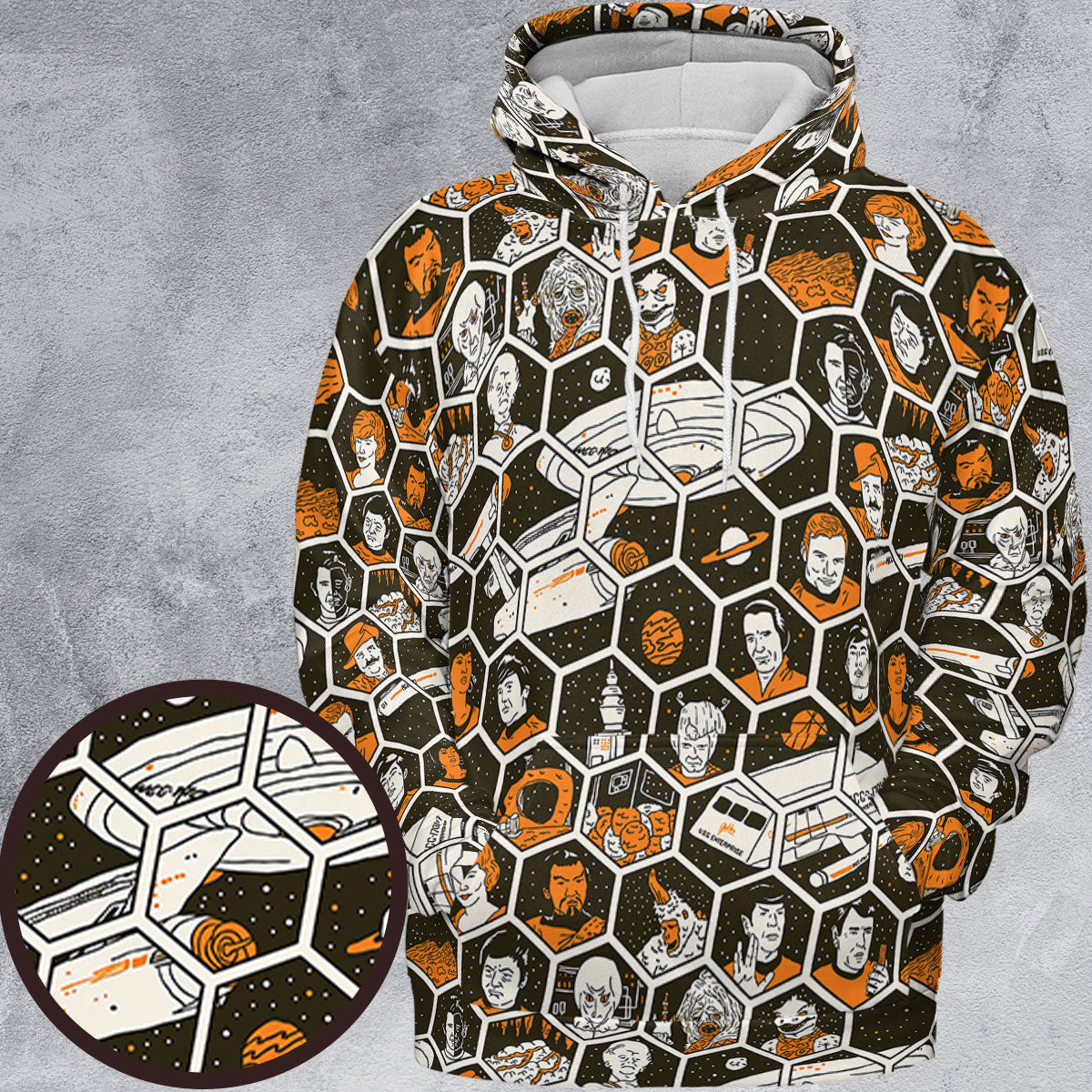 Full Print Hoodie - 3PNH8XUQ