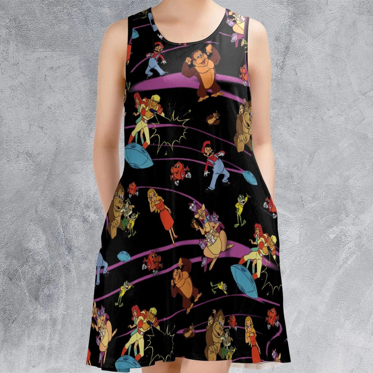 Casual Sleeveless Dress - 8982J143