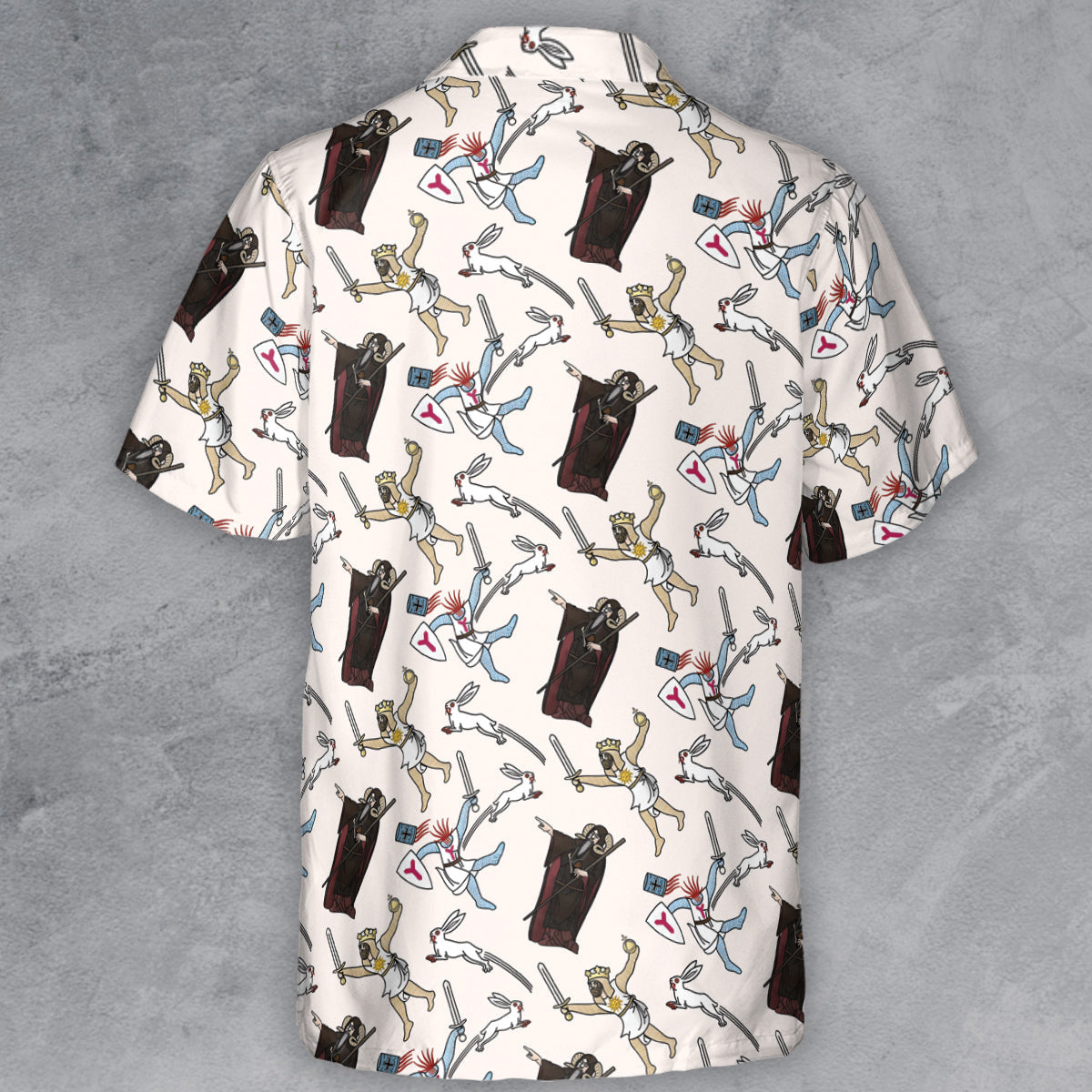 Short Sleeve Button Shirt - 4U8E6D57