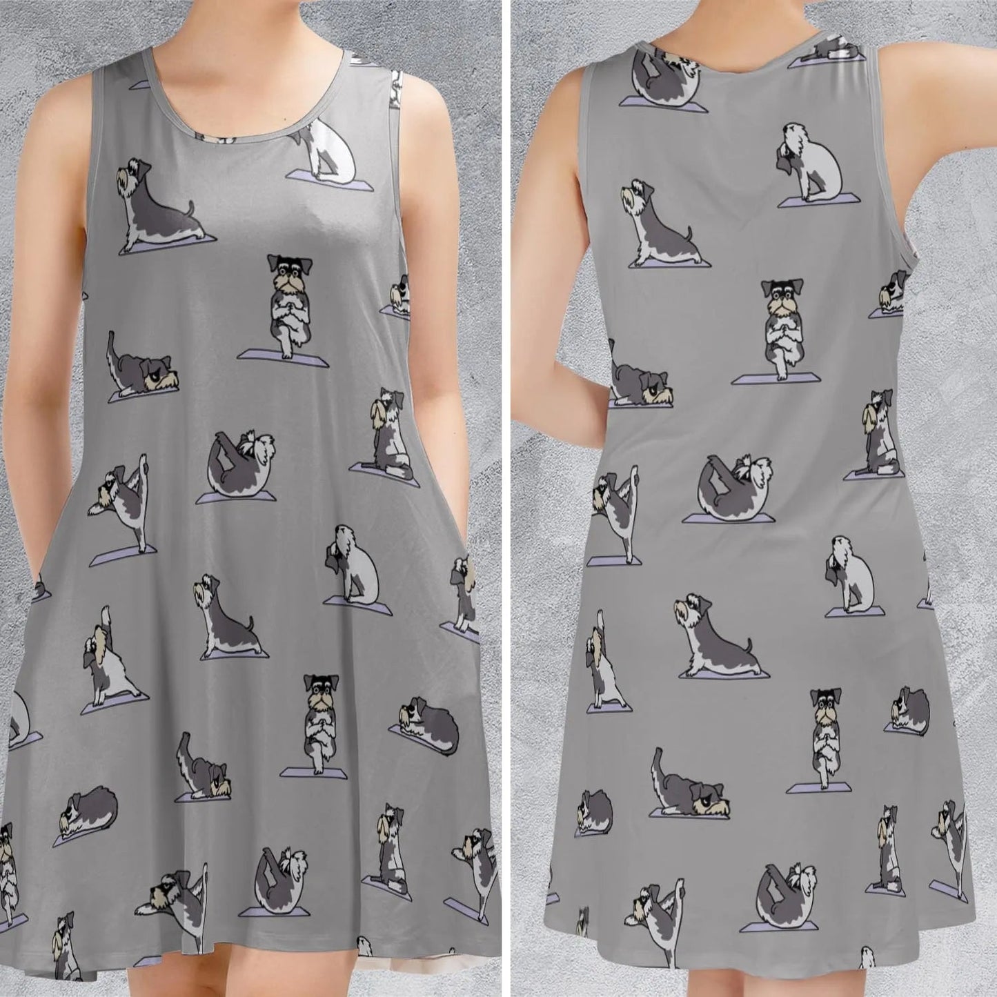 Casual Sleeveless Dress - 4J43978Z
