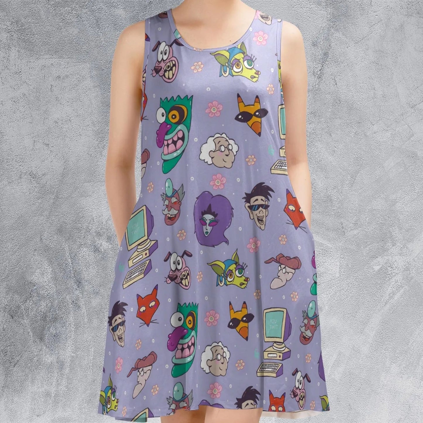 Casual Sleeveless Dress - LPW18LXT