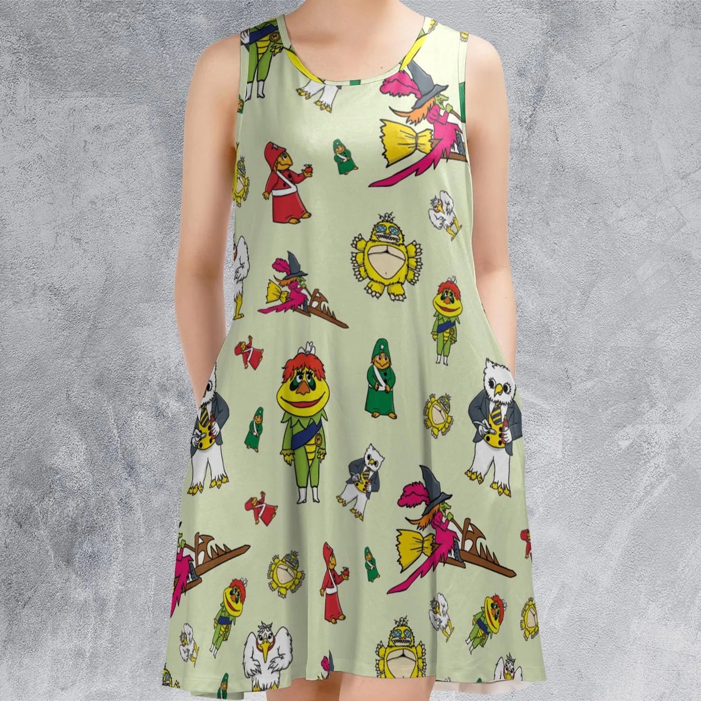 Casual Sleeveless Dress - JYF8XGUN