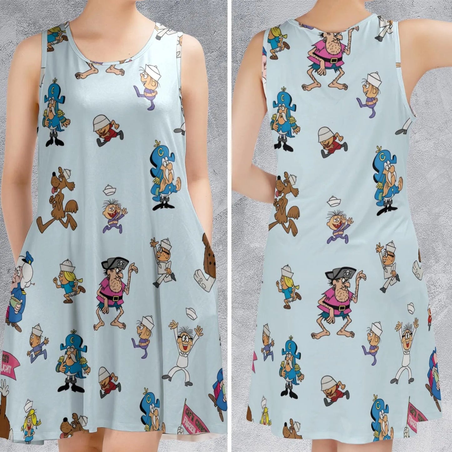Casual Sleeveless Dress - KVQ82MR1
