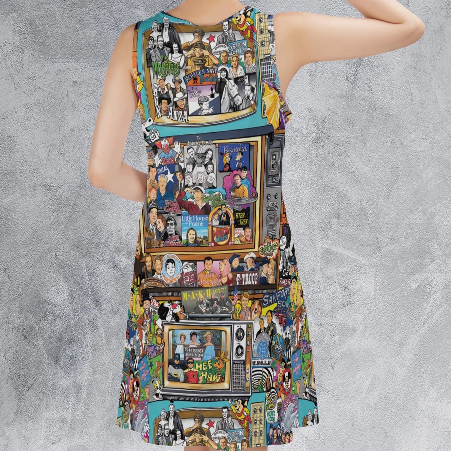 Casual Sleeveless Dress - 7N39CTFD