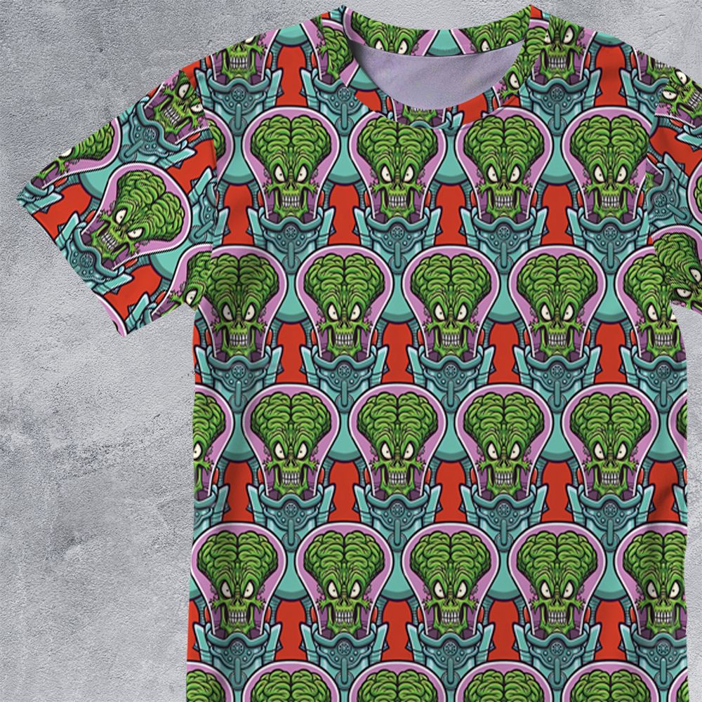 Retro Big-Brain Alien -  - 2